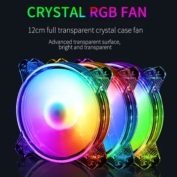 RGB Tilfælde Fan120mm PC Fan Mute Farverige Køligere LED Køling 4p Master Fan stille og Roligt Nemt at Installere Computer 5V DC Radiatore 1300RP
