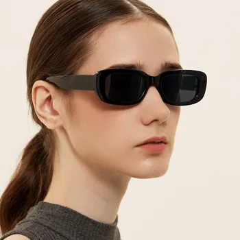 RMM Lille Rektangel Solbriller Kvinder Vintage Brand Designer Kvadrat Sol Briller Nuancer Kvindelige UV400