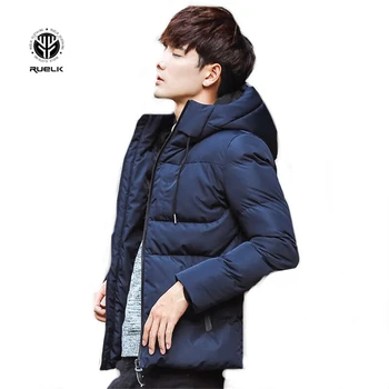 RUELK 2020 Nye Efterår Og Vinter Mænd er Polstret Tøj Vinter Polstret Tøj Tendens koreanske Unge Hætteklædte Korte Tykke vintertøj