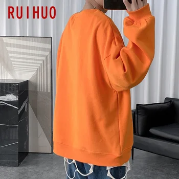 RUIHUO Print Casual Sweatshirt Mænd Tøj Harajuku Streetwear Mænd Vintage Træningsdragt, Sweatshirt Mænd, Sweatshirts 5XL 2021 Foråret