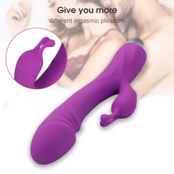 Rabbit Vibrator Til Kvinder Voksen G-Punkt Vibrator Kanin Dobbelt Vibrator Klitoris Stimulator Kvindelige Vibrerende Dildo Nye Sex Legetøj