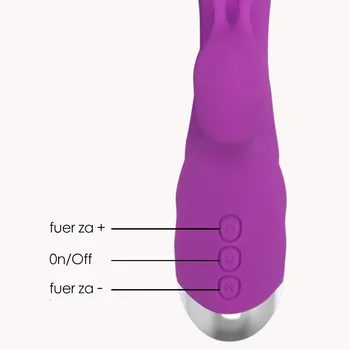 Rabbit Vibrator Til Kvinder Voksen G-Punkt Vibrator Kanin Dobbelt Vibrator Klitoris Stimulator Kvindelige Vibrerende Dildo Nye Sex Legetøj