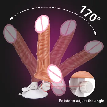 Realistisk Dildo Vibrator 10 Hastigheder Varme Vibrerende Dildo Kvindelige Onani Store Penis Sex Legetøj Til Kvinder Adult Sex Shop