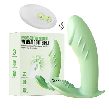 Remote Dildo Vibratorer Trusser til Kvinder Klitoris Stimulator Kvindelige Masturbator Vagina Massageapparat Par Erotiske Legetøj Sex Maskine