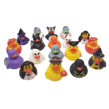 Rubber Duck Toy Lucky Bag 10stk Forskellige Dejlig Størrelse og Farve Ænder Baby Badekar Toy Børn Vand Ælling Festival Gave