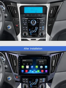 Runningnav For Hyundai SONATA 2011 2012 2013 Android Bil Radio Mms Video-Afspiller, GPS-Navigation