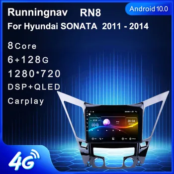 Runningnav For Hyundai SONATA 2011 2012 2013 Android Bil Radio Mms Video-Afspiller, GPS-Navigation