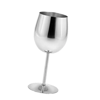 Rustfrit Stål Vin Glas Vin Bæger Glas Til Daglig, Camping & Skovture Champagne Cup Metal Pokal Krus Vin Hjertelig Cup