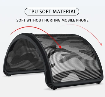 Rzants for Huawei Y7A Y9S Y9 2020 Tilfælde camouflage Airbag pumper Stødsikkert Kabinet Gennemsigtige Telefonen Shell Funda Soft Cover