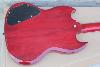 Rød Guitar, basswood body, rosewood gribebræt, høj kvalitet