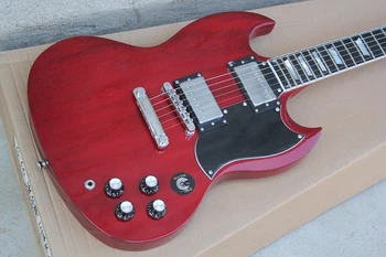 Rød Guitar, basswood body, rosewood gribebræt, høj kvalitet