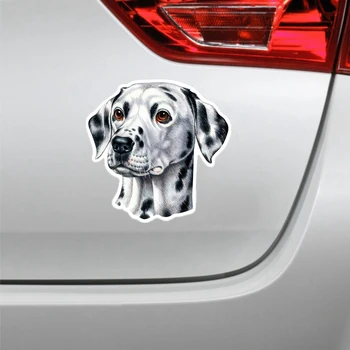 S40201# Forskellige Størrelser af PVC-Decal Dalmatiner Hund, Bil Mærkat Vandtæt på Kofanger Bag Vinduet Bærbar computer, Køleskab Toilet