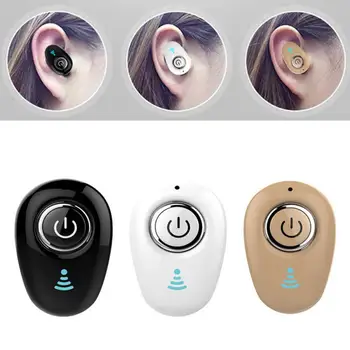S650 Mini Usynlige Tur Trådløse Hovedtelefon Bluetooth-Hovedtelefon, Håndfri Stereo In-Ear Headset TWS enkelt Øretelefoner Med Mikrofon