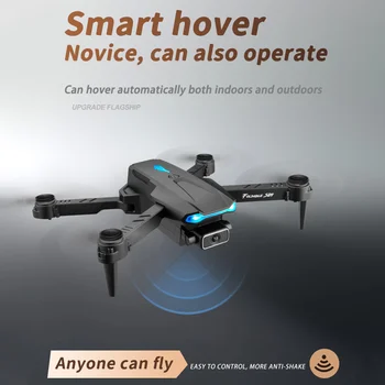 S89 Dual Kamera Mini Drone WiFi RC FPV Quadcopter Sammenklappelig Fly Fjernbetjening Helikopter Quadcopter