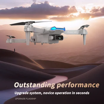 S89 Dual Kamera Mini Drone WiFi RC FPV Quadcopter Sammenklappelig Fly Fjernbetjening Helikopter Quadcopter