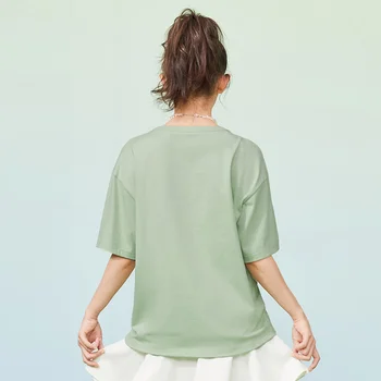 SEMIR T-Shirts Kvinder kortærmet 2021 Nye Løs Kort Tshirt Sommer Hvid Bunden Tøj Ins Tidevandet Kvinder ' S T-Shirt