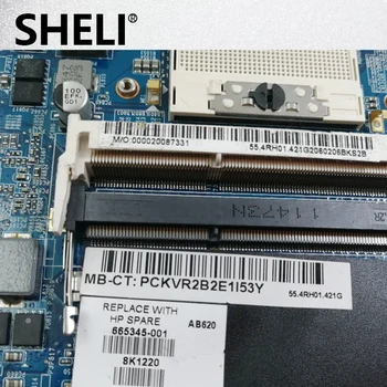 SHELI 665345-001 til HP DV6 DV6T-6B DV6-6000 Laptop bundkort HM65 DUO U2 -UMA. fuldt ud testet