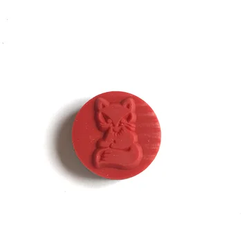 SHINECRAFT 2,5 cm runde fox cling stamp stempler til scrapbooking, Håndlavede kort diy stempel Foto Album Håndværk