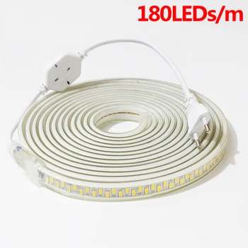 SMD 5730 AC220V LED Strip Super Lyse LED Fleksibel Lys Bar 180leds/m Høje Sikkerhed Vandtæt Lys Med 1M2M3M4M5M6M7M8M9M10M
