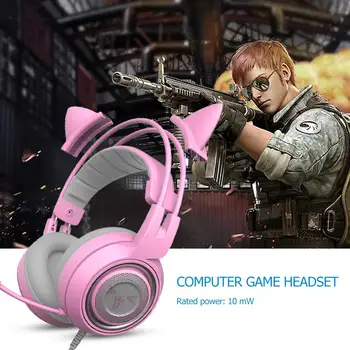 SOMIC G951S Gaming Headsettet Over Øret 3,5 mm Kabel Hovedtelefon med Mikrofon til gamer Spil Live Til PS4 og Xbox Telefon PC