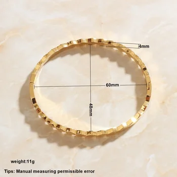 SOMMAR Xmas Gave Guld farve Kæreste charms armbånd Enkle, stilfulde sekskant Bryllup Armbånd smykker 2020