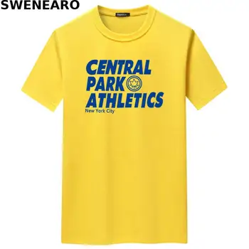 SWENEARO Sommeren nye Central Park print T-shirt til mænd casual O-hals, korte ærmer mærke T-shirt, mænds åndbar T-shirt til mænd
