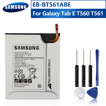 Samsung Oprindelige EB-BT561ABE Batteri Til Samsung GALAXY Tab E T560 T561 SM-T560 Ægte Udskiftning Tablet 5000mAh Batteri