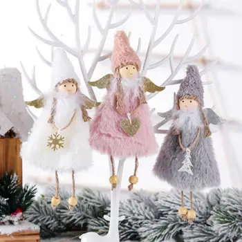 Santa Angel Dukke 2020 Julepynt Til Hjem Glædelig Jul Ornament Xmas Gaver Noel Jul Natal Godt Nytår