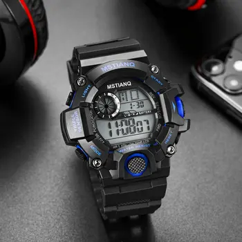 Se Digital Udendørs GShock Sport Kører Elektronisk Militær Reloj Lysende Led Armbåndsur Til Mænd Fashion Army Mandlige Relogios