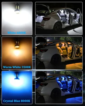 Seker 12pcs Canbus Indvendigt Lys For Volkswagen VW Scirocco R 3R 2009-2017 Køretøj, LED Bil inden for Kort Dome Kuffert Lampe Pære Kit