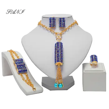 Sexet Nåde Guld Farverige Smykker Sæt Kvinder Bryllup Tilbehør, Smykker Sæt Mærke Mode Afrikanske Perler Smykke Sæt Engros