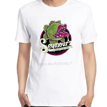 Seymours Økologiske Vegetabilske Fødevarer Lille Butik Rædsler 80'erne Kult Film åndbar trykt T-shirt i Overstørrelse, grafisk Harajuku Mænd tøj