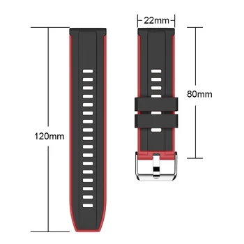 Silikone Armbånd Strop til Huawei Ur GT 2 46mm Band Armbånd til Huawei GT 2e GT2 Pro & ÆRE MagicWatch 2 46mm Watchbands