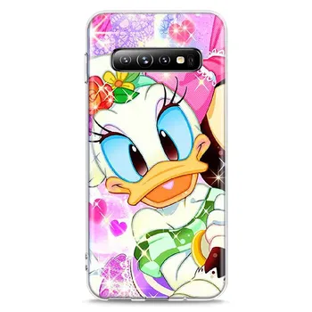Silikone Cover Disney Daisy Duck Til Samsung Galaxy S21 S20 FE Ultra S10 S10E Lite S9 S8 S7 Kant Plus Telefon Sag