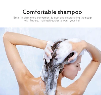 Silikone Hoved Krop Hovedbunds Massage Børste, Kam Shampoo Shampoo Kam Brusebad Børste Badekar Spa Vægttab Hoved Massage Børste Værktøj