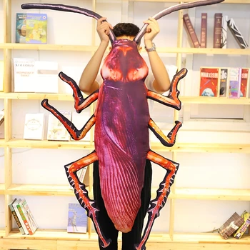 Simulering Kakerlak Fyldte Sjovt Insekt for Børn, Kreative Pude Underlige Fødselsdag Dukke Toy Børn Gave