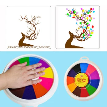 Sjov Finger Maleri Kit Til At Udvikle Børns Fantasi Og Kreativitet, Uddannelse Af Mudder Maleri Sund Maleri Farve