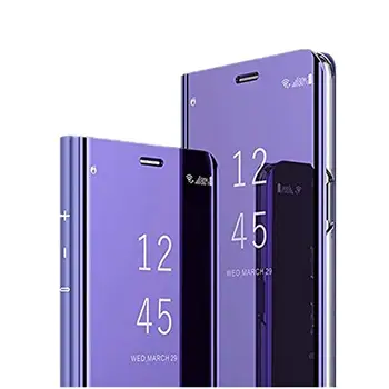 Smart Spejl Flip Phone Case For Xiaomi Redmi Note 9 9s 9C 8T 8 9T 6 6A 7A 9A Mi 10 10T Pro Max Lite Poco X3 NFC M3 Dækker Coque