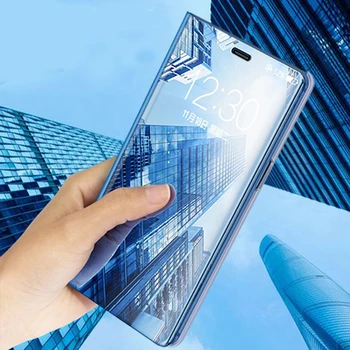 Smart Spejl Flip taske Til Samsung Galaxy Note 3 Tilfælde Etui Læder Phone Cover Til Samsung Note 3 Note3 Fundas huse tasker