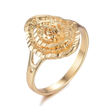 Små Dubai Guld Farve Ring for Kvinder, der Har Personlighed Ring til Kvinder, Mænd Guld Farve Charme Part, Smykker, Afrikanske, Arabiske Elementer