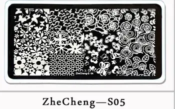 Snefnug (ZheCheng-S-01-05) - Stål Stempling NYE Plade Stål Nail Art Stempel Skabelon Jul Billede Plade Stempling Manicure