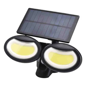 Solar Gade Lampe Motion Sensor Indbygget i Lang batterilevetid væglampe Udendørs Drevet Sollys Vandtæt LED Pærer 120 Grader