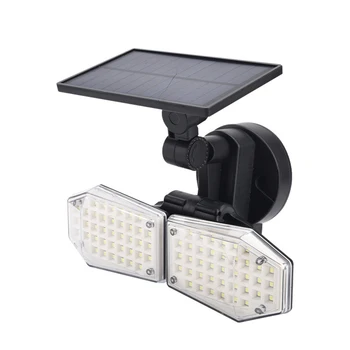 Solar Gade Lampe Motion Sensor Indbygget i Lang batterilevetid væglampe Udendørs Drevet Sollys Vandtæt LED Pærer 120 Grader