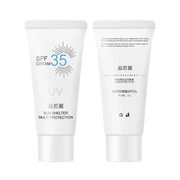 Solcreme Kridtning Sun Cream SPF 35 Facial Krop Hud Beskyttende Creme Anti-Aging Olie-kontrol Fugtgivende Ansigt hudpleje TSLM1