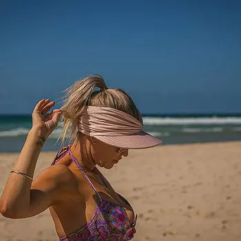 Sommer Hat Kvinders solskærm solhat Anti-ultraviolet Elastisk Hule Top Hat Пляжные Шляпки Candy Color Nye Støtte Engros
