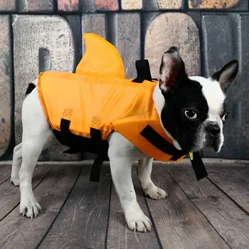 Sommeren Dog Redningsvest Haj Pet Liv Vest Jakke Hund Tøj Hund Sikkerhed Badetøj Kæledyr Sikkerhed Svømning Passer Til Hunde Tøj