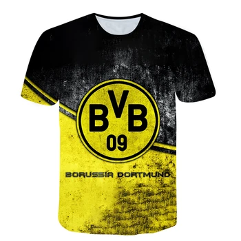 Sommeren Mænds BVB T-shirt til Mænd 3D-Print Afslappet Oversize T-shirt med O-hals Hip Hop kortærmet Top Tøj, Sports-Shirt XXS-6XL