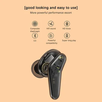 Soundpeats Trueair 2 X06 Trådløse Mini Hovedtelefon Bluetooth-5.0 Sport Hovedtelefoner Bærbare Opladning Max soundpeats trueair 2