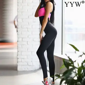 Sport Passer Til Fitness Wear Kvinder Fitness Yoga Kvinder, Der Kører Stramme Dans Sportstøj Tynde Kvinder Yoga Jumpsuits Overalls Backless