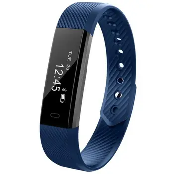 Sport Vandtæt Smart Armbånd Fitness Tracker Skridt Tæller Aktivitet Overvåge Band Vækkeur Smart Armbånd Til IOS Android